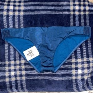 Billabong Lowrider Blue Bikini Bottoms - Size Large